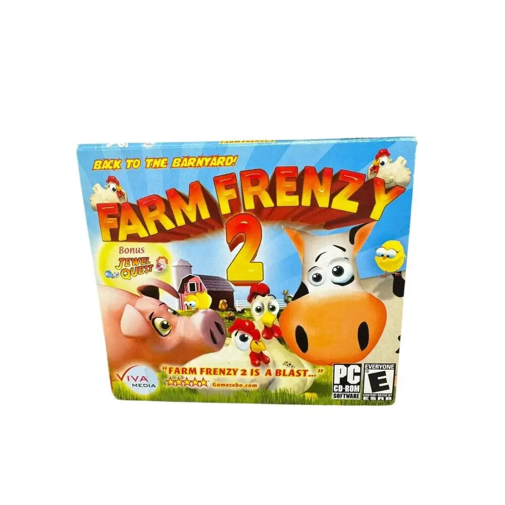 Farm Frenzy 2/Back To The Barnyard Game Farm Animals Video Game PC